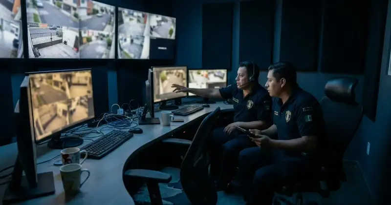 Consultor revisando un análisis de riesgos de seguridad